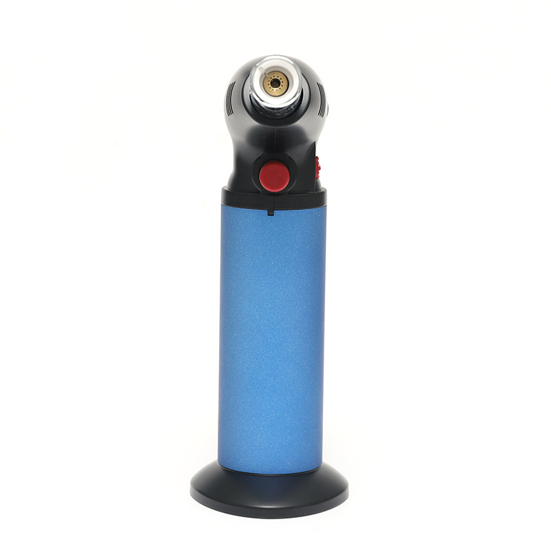 Blue Flame Lighter Gun Gas Welding Kitchen Butane Torch Lighter Portable Butane Gas Refillable Torch Lighter