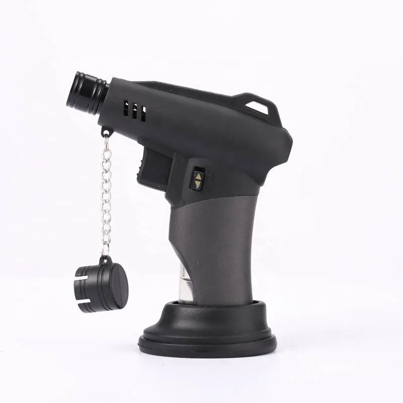 Wholesale Windproof Direct Impact Lighter Moxibustion Cigar Special Spray Gun Portable Outdoor Butane Torch Lighter