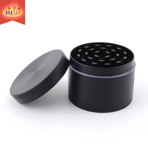 JL-007JA JIJU New Products Black Metal Materials Manual Herb Grinder