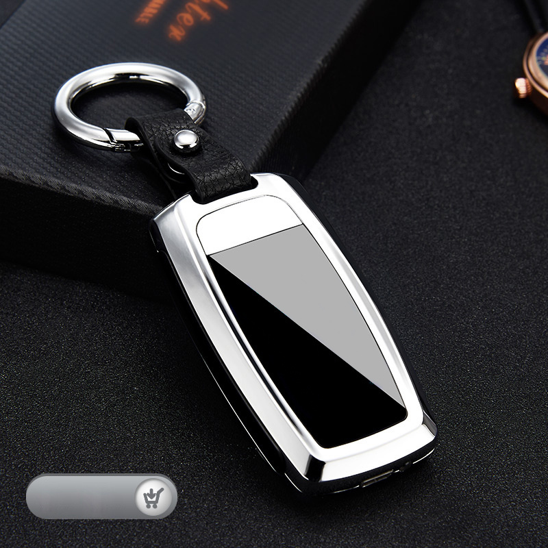 Creative car key lighter inflatable  windproof with lighters key buckle butane