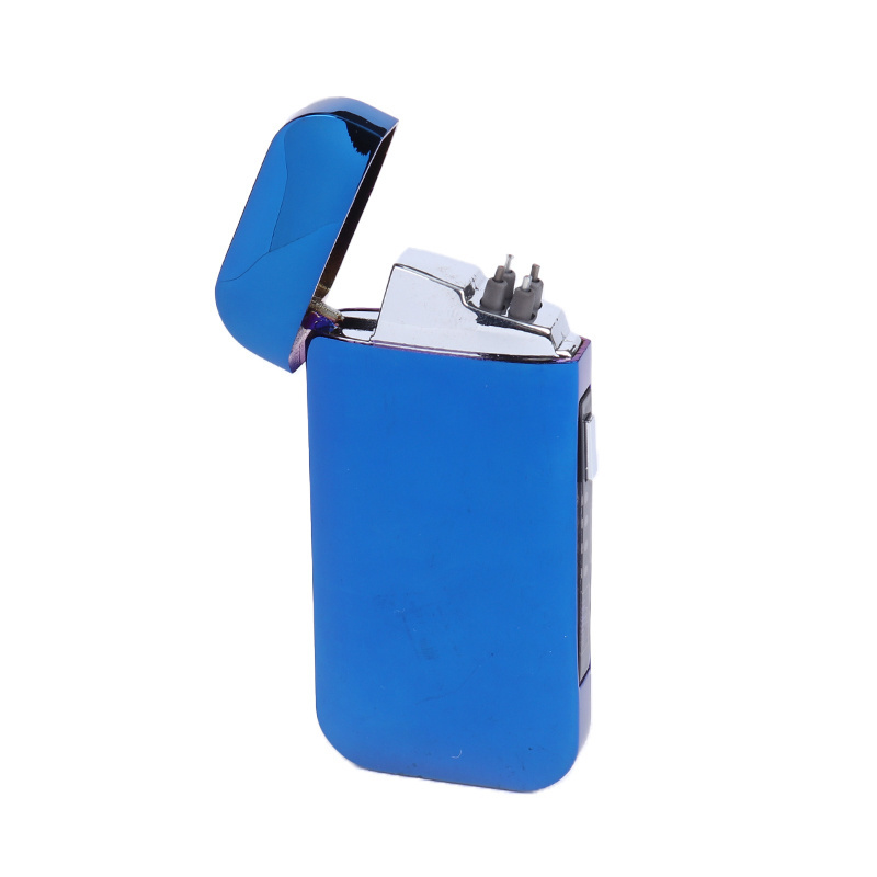 New Thin Custom Cool Lighter Designs USB lighter Windproof Rechargeable Electric Lighter