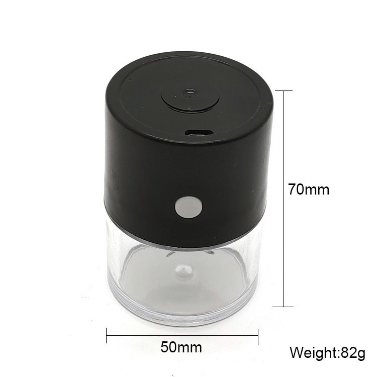 Custom Wholesale Colorful USB Plastic Tobacco Grinder For Smoking Mini Small Herb Grinder Electric