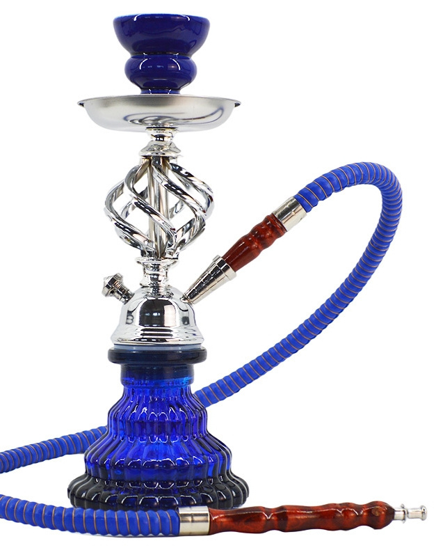 JIJU Arabian Cheap Mini Colorful Crystal Hookah Base Small Travel Car Metal Portable Shisha Hookah