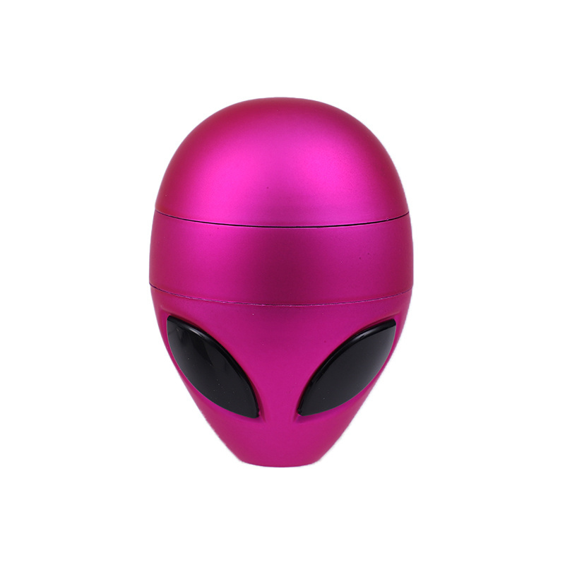 Fashion Zinc Alloy Herb Grinder New Alien Grinder Big Eyes Design 65mm 4 layers Metal Smoking Grinder