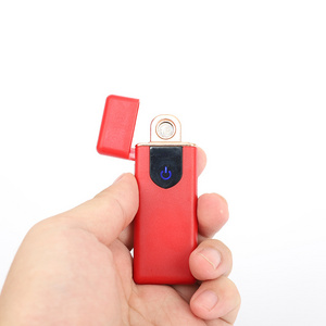 Wholesale Cheaper Price USB Rechargeable Windproof Flameless Electric Lighter Ultra Thin Cigarette Lighter