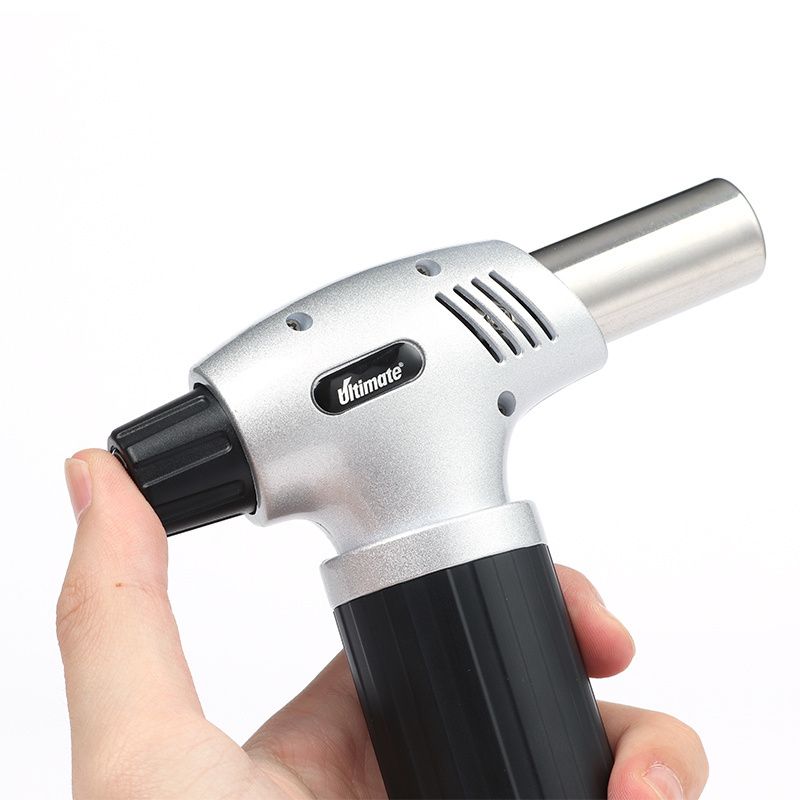 Wholesale Torch  Lighter Cheap Metal Gas Flame Lighter  Windproof Refill BBQ Jet Torch Lighter