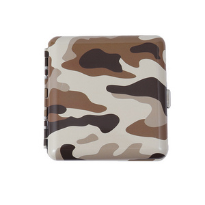 Rukioo Wholesale Camouflage Blank Cigarette Boxes High Quality Metal Tin Cigarette Case