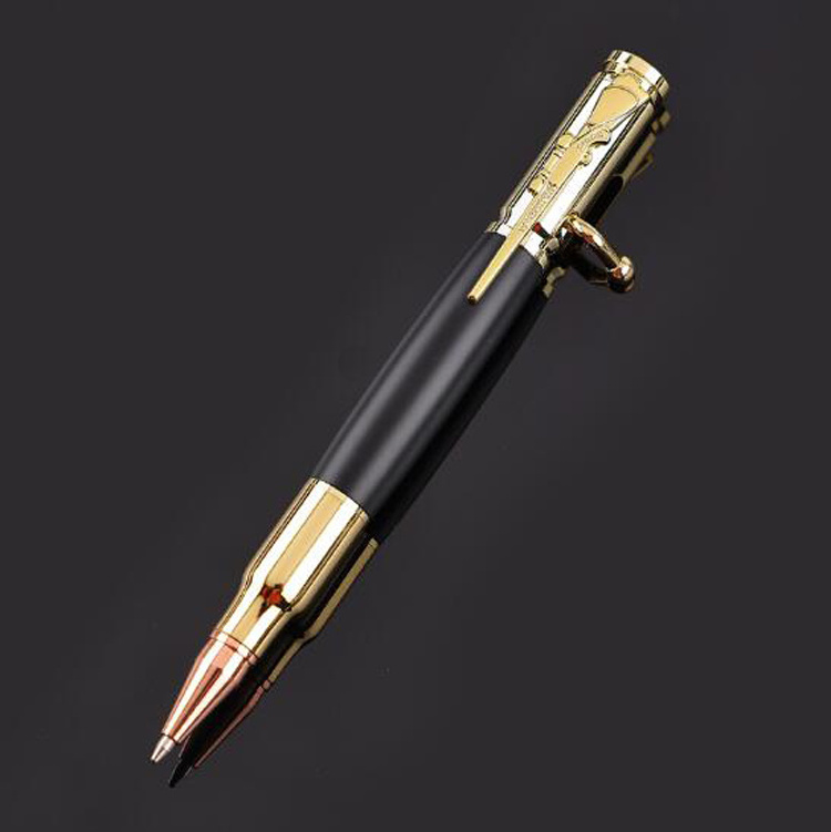 NM-016  New bullet shaped Bolt Action Tactical Pen Metal Luxury Gun Pen