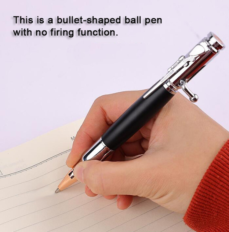 NM-016  New bullet shaped Bolt Action Tactical Pen Metal Luxury Gun Pen