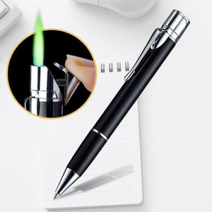 NM-021  Creative signature pen lighter gas ballpoint pen windproof lighter personalized advertising gift customization