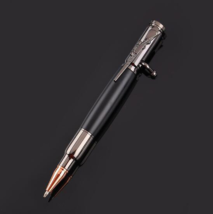 NM-016  New bullet shaped Bolt Action Tactical Pen Metal Luxury Gun Pen