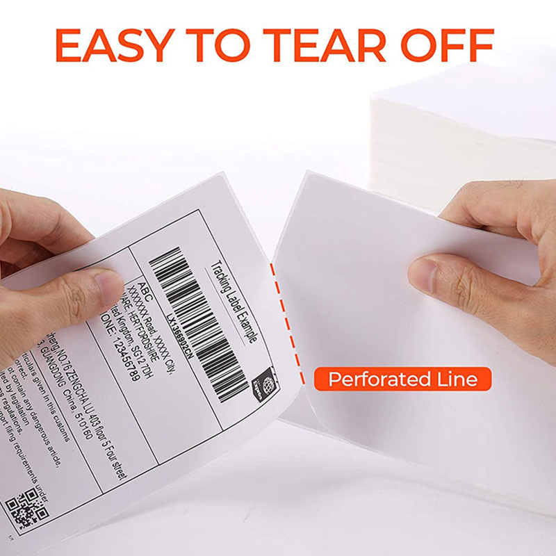 Wholesale Waterproof Sticker 100x150mm A6 Waybill 4x6 Thermal Paper Shipping Label Adhesive Blank Label