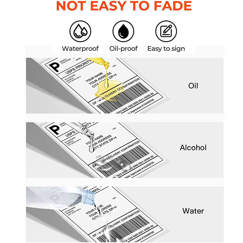 Wholesale Waterproof Sticker 100x150mm A6 Waybill 4x6 Thermal Paper Shipping Label Adhesive Blank Label