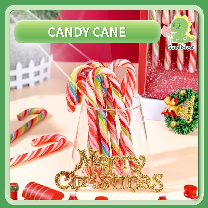 New fruit halal candies import hard candy cane and sweets wholesale christmas candy