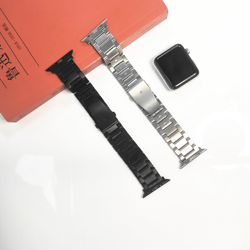 2024 38 40 42 44 45 49 mm Business Casual Watch Strap Luxury Stainless Steel Titanium Watch Band For iwatch Apple Watch Ultra