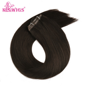 Ultra Thin Seamless Hair Extensions Clip in Hair Double PU Skin Tape Weft 100 Remy Human 20" Clip in Hair 8pcs 120g with 16clips