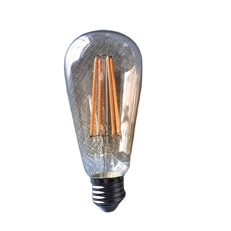 Retro LED Spiral Filament Light Bulb E14 E27 4W Warm Yellow 220V C35 A60 T45 ST64 T10 T185 T225 G80 G95 G125 Vintage Edison Lamp