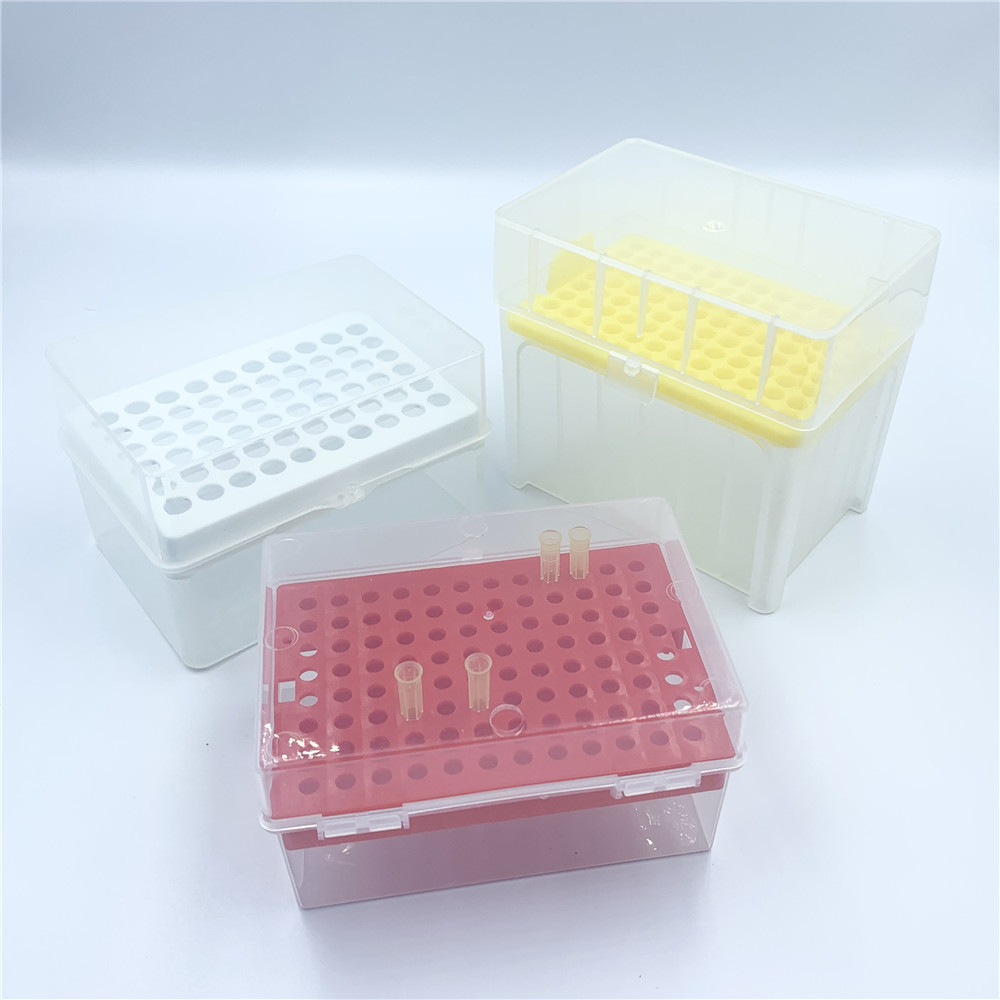 200ul 96hole1000ul 100 Holes Insert Lid Pipette Tips Rack Box For Pipette Tips