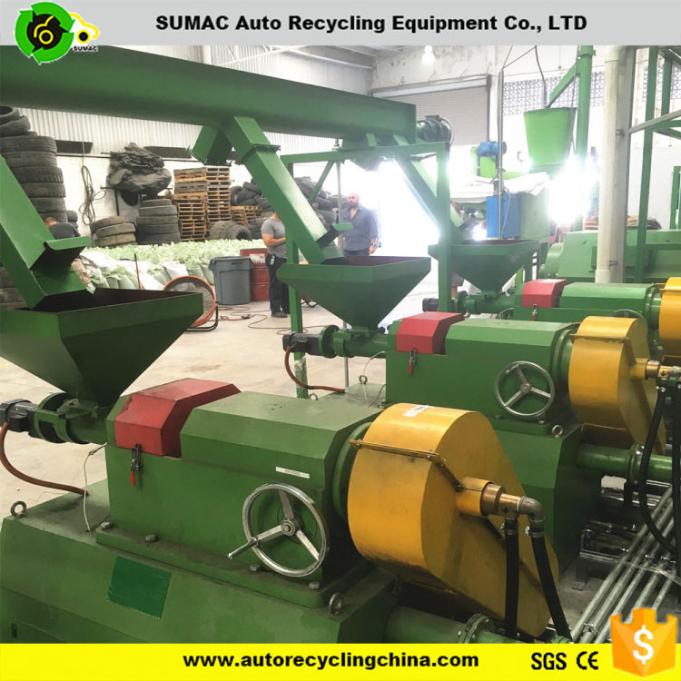 Fully Automatic Tire Recycle Machine Tire Shredder Rubber Recycle Plant Waste Tyre Recycling Machine