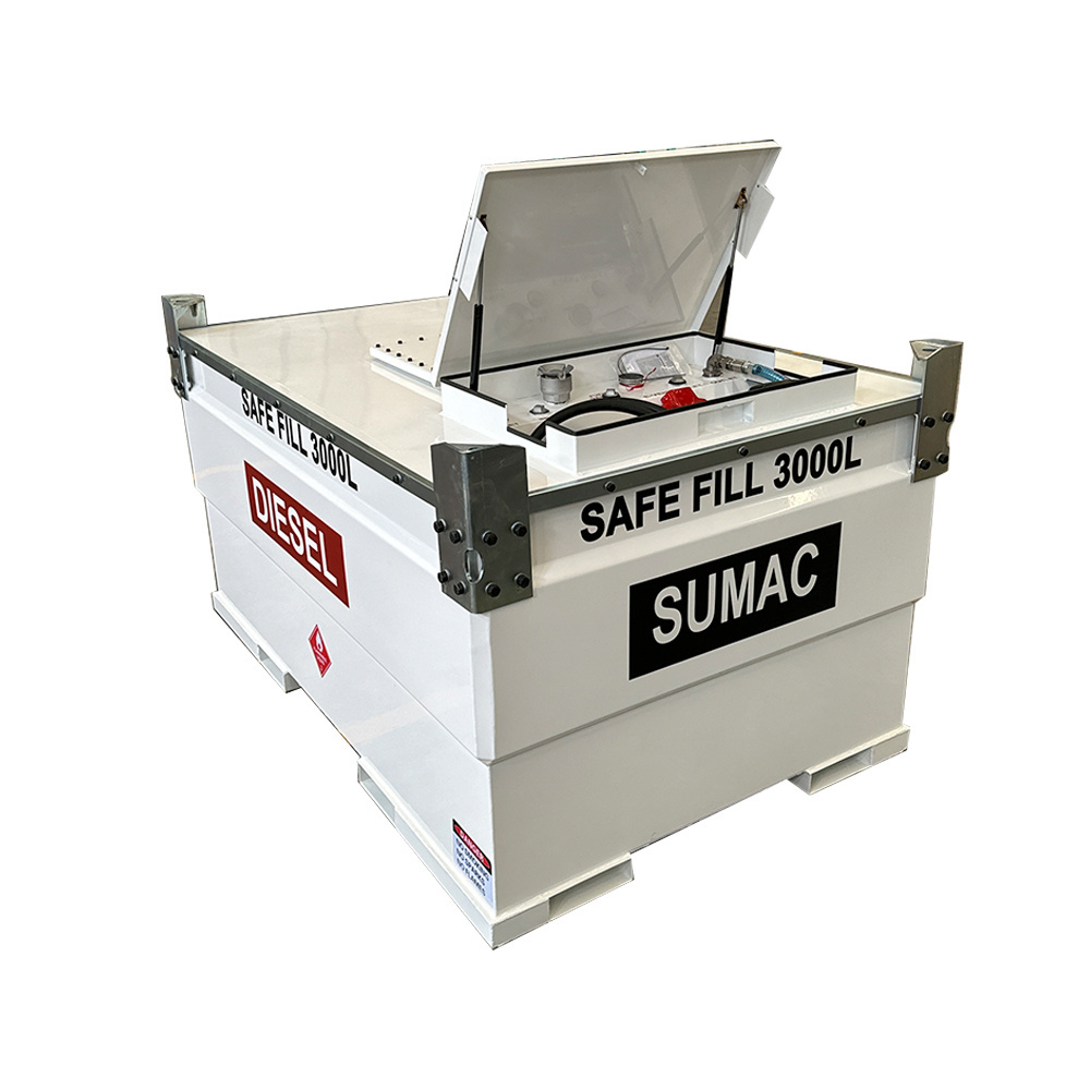 SUMAC New Trend 3000L 2000 Gallon Fuel Tank With Oil Pump Diesel Petrol Storage Fuel Tank