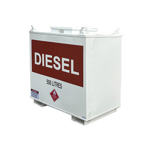 Double walled carbon steel bunded fuel diesel storage tank