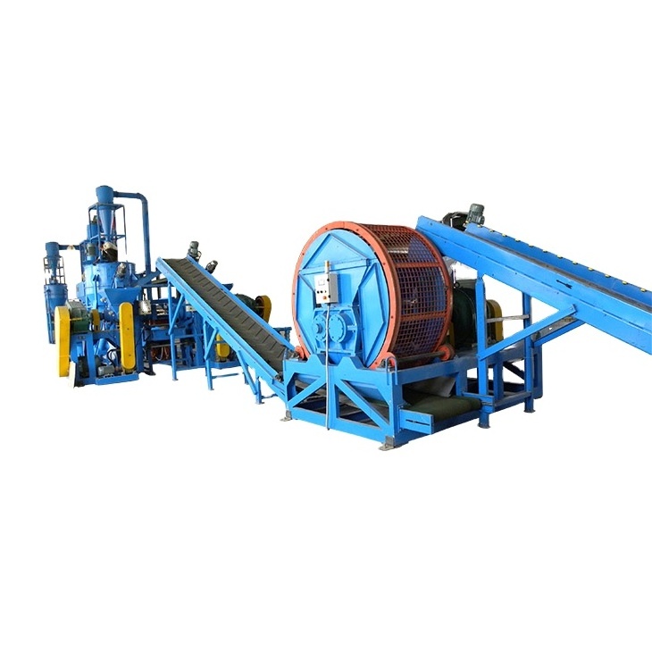 High Output Automatic Tyre Recycling Machine To Make Rubber Powder/ Waste Tyre Recycling Machine