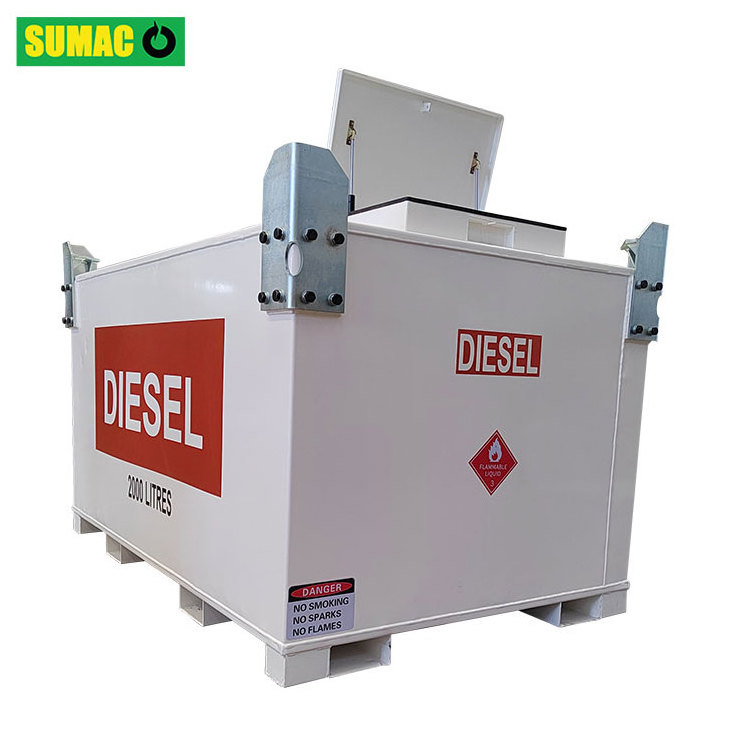 Double-wall Carbon Steel Bunded Fuel Petrol Diesel Storage Tank Gasoline IBC Tank