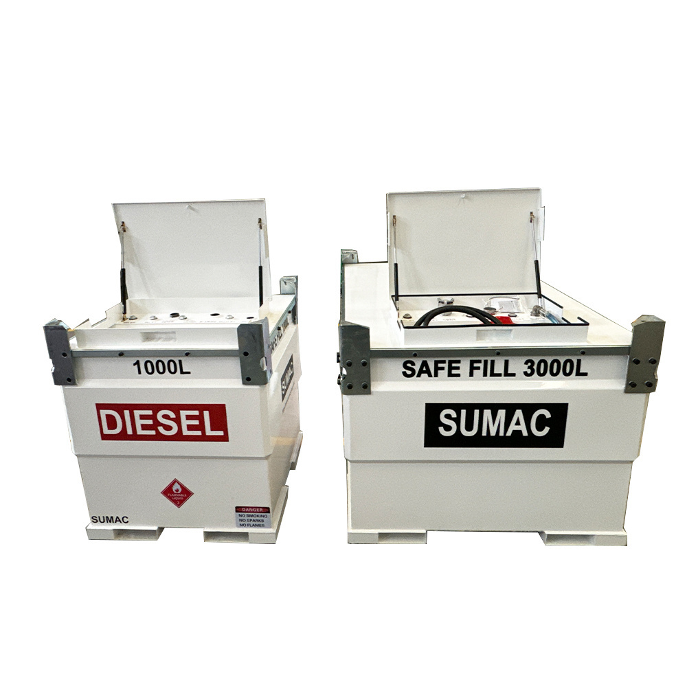 SUMAC New Trend 3000L 2000 Gallon Fuel Tank With Oil Pump Diesel Petrol Storage Fuel Tank