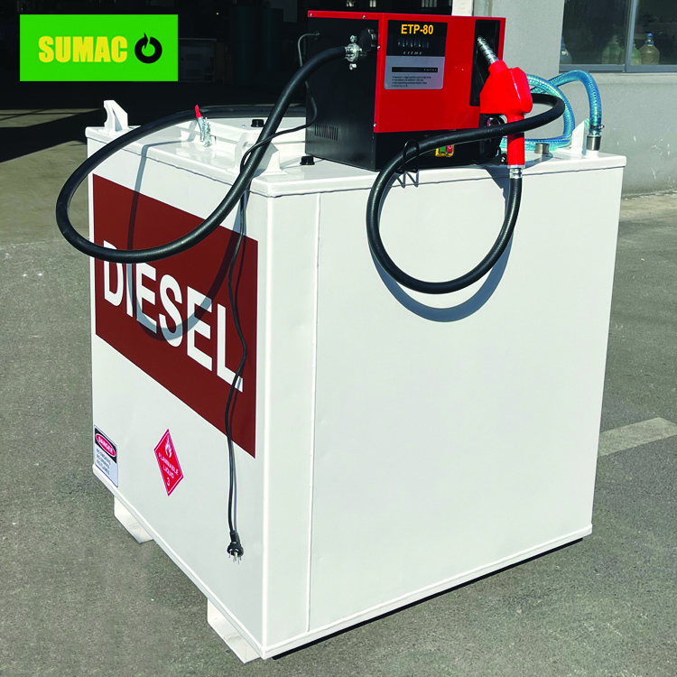 Sumac portable fuel dispenser with tank/1000l diesel tanks /gasoline storage tank