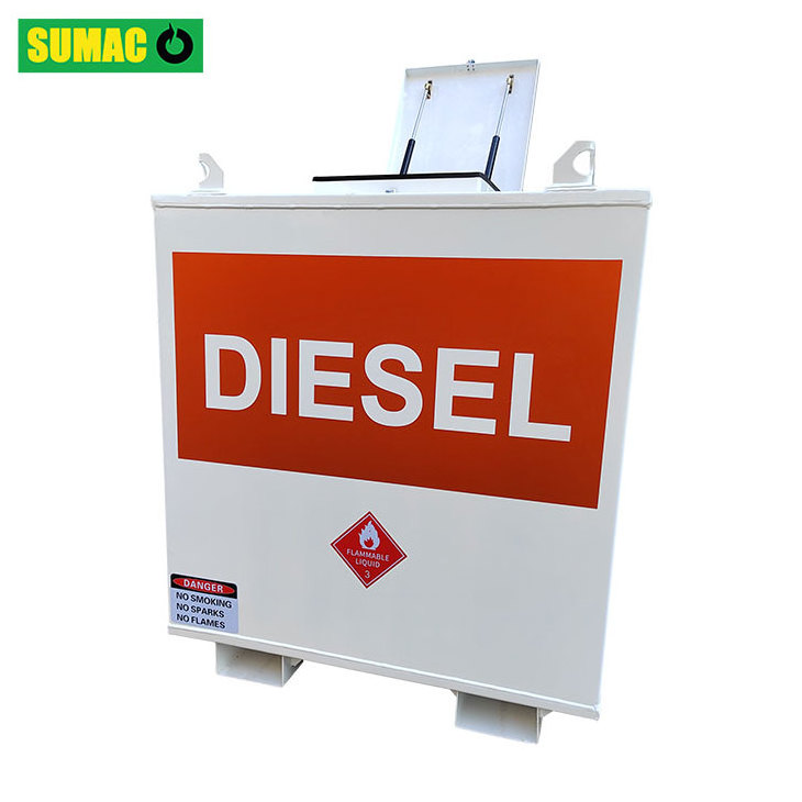 Carbon Steel Bunded Oil Storage Tank Gasoline Diesel Fuel Storage IBC Cube Tank