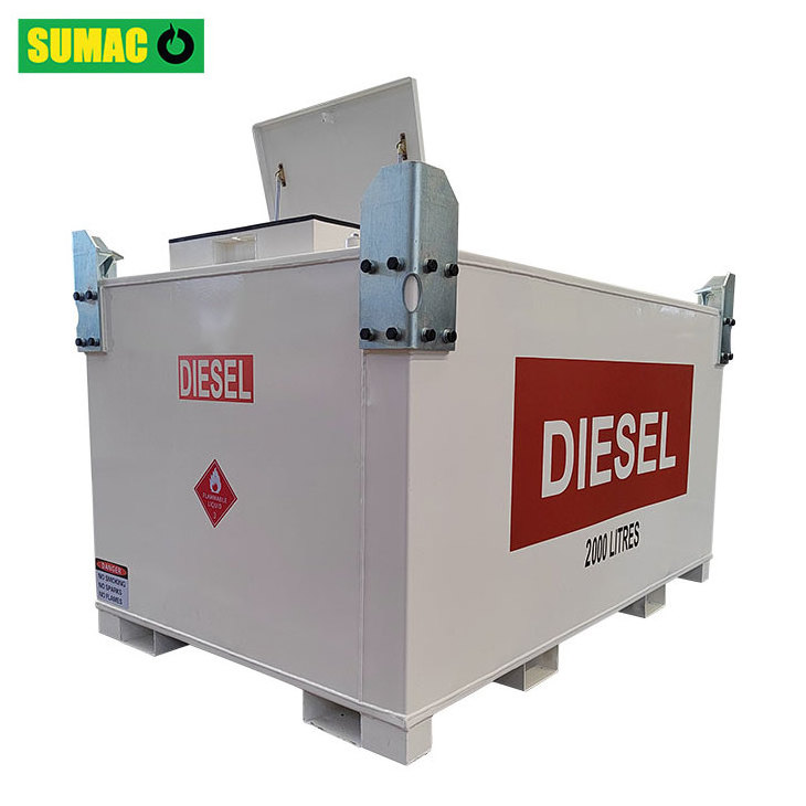 Double-wall Carbon Steel Bunded Fuel Petrol Diesel Storage Tank Gasoline IBC Tank