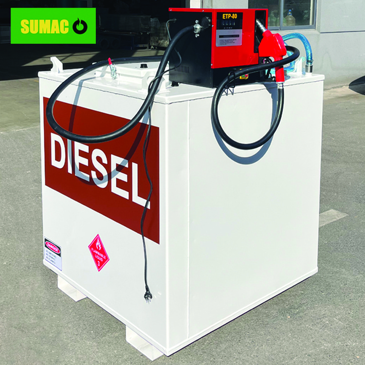 Sumac portable fuel dispenser with tank/1000l diesel tanks /gasoline storage tank