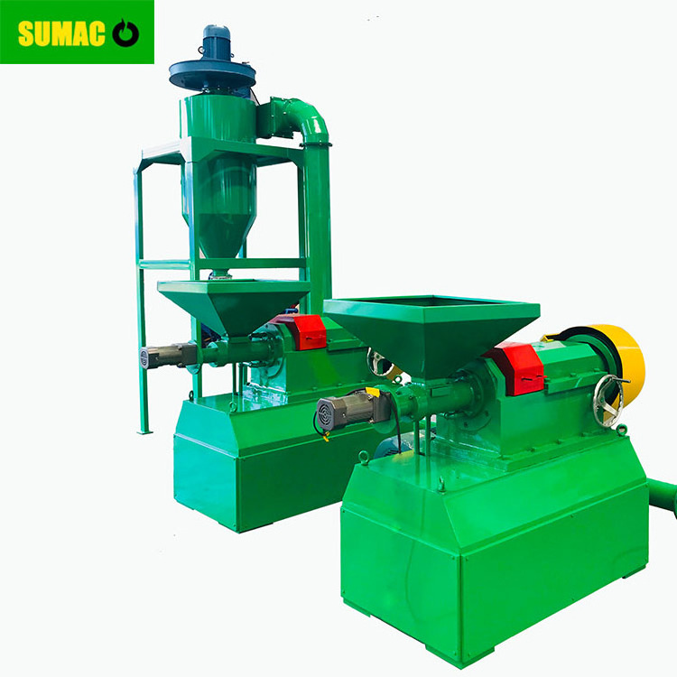 Used tire rubber fine grinder in tyre recycling production process