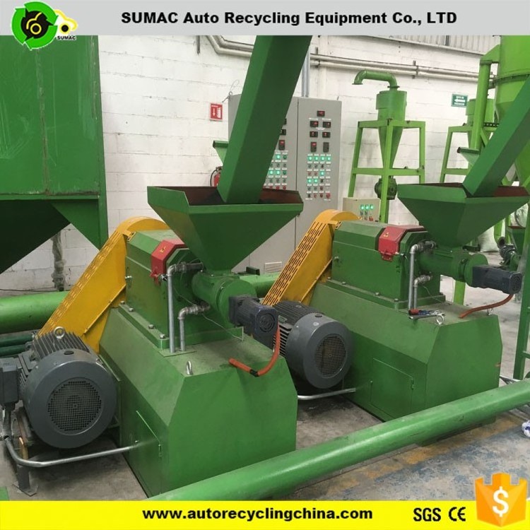 High Output Automatic Tyre Recycling Machine To Make Rubber Powder/ Waste Tyre Recycling Machine