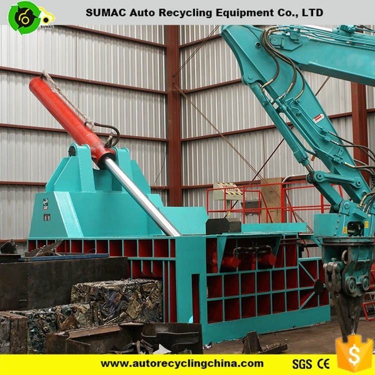 Hydraulic scrap metal compactor scrap aluminum baling press