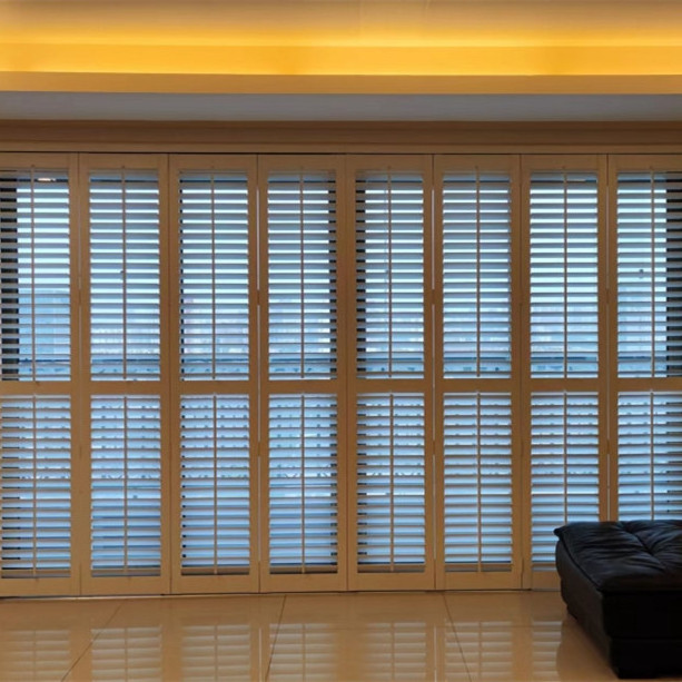 Wholesale Direct Sales PVC Plantation Window Shutters Interior Louvers Components