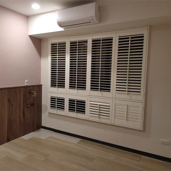 Wholesale Direct Sales PVC Plantation Window Shutters Interior Louvers Components