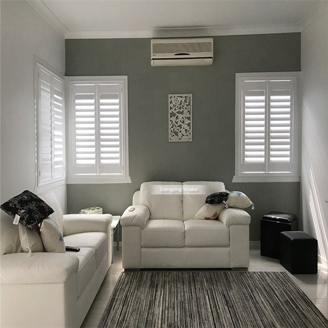 Plantation Shutters louvers Frames Window Vinyl PVC Fauxwood Shutter Components Parts