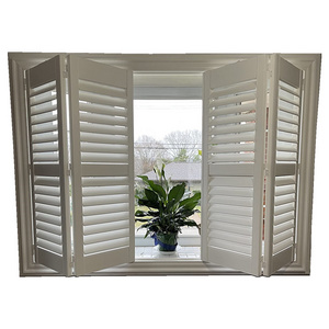 Wholesale Direct Sales PVC Plantation Window Shutters Interior Louvers Components