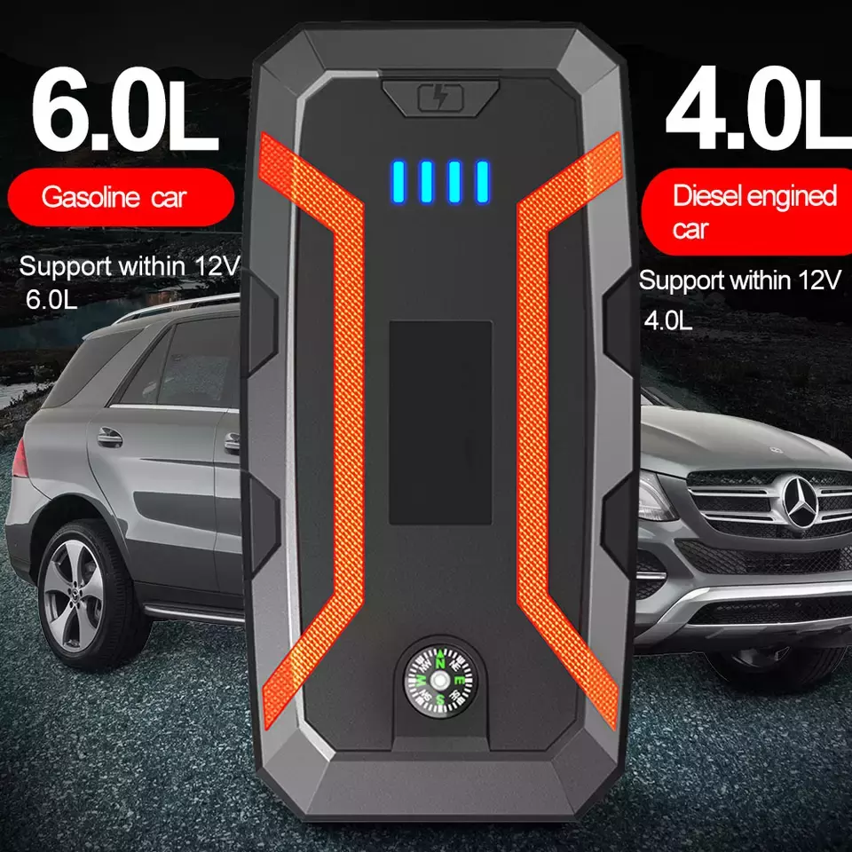 Car Jump Starter 2021 Lithium Jumpstarter Quality Batteryless Jamp Flashlight 40000Mah