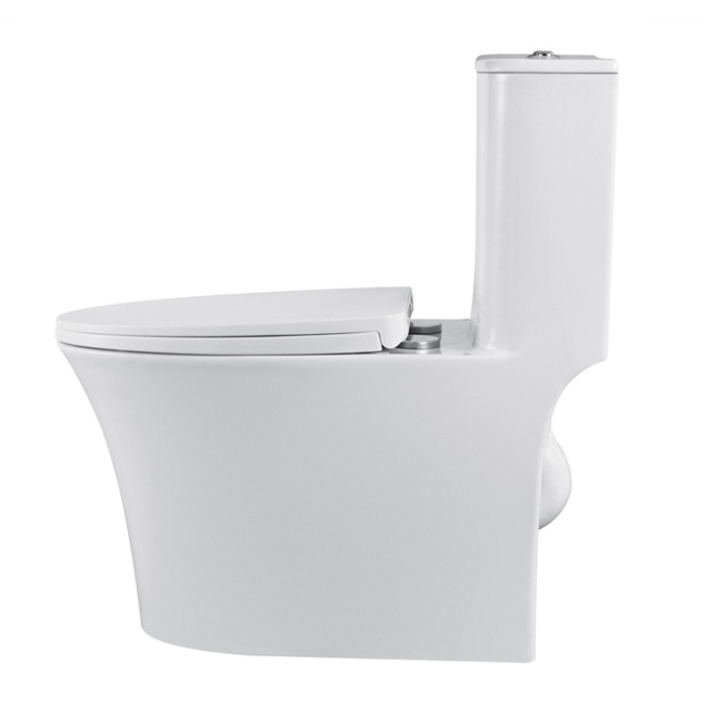 Inodoro Hot sale North America tall parts s-trap siphonic CUPC one piece toilet white ceramic bathroom wc toilet bowl