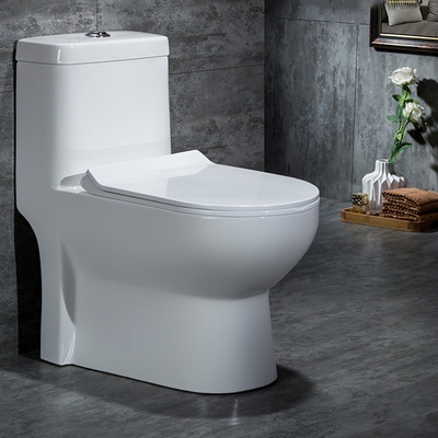 Inodoro s-trap Siphonic Flush One Piece Toilet wc  Ceramic Toilet  Floor Mounted Elegant Design bathroom toilet bowl