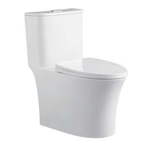 Inodoro ada elongated ceramic siphonic one piece toilet wc sanitary ware s-trap water closet bathroom toilet bowl set