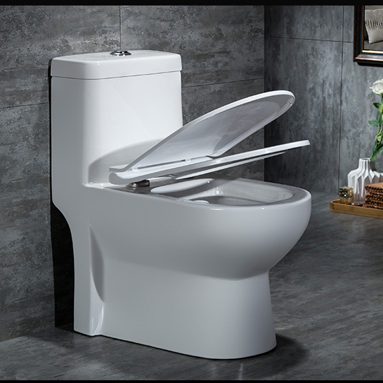 Inodoro s-trap Siphonic Flush One Piece Toilet wc  Ceramic Toilet  Floor Mounted Elegant Design bathroom toilet bowl