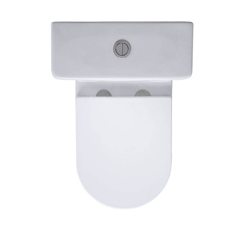 New Model Sanitary Ware Two-Piece ceramic Bathroom Wc Water Closet Rimless Standing Tall Toilet