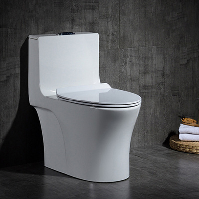 Inodoro Ceramic Sanitary Ware Bathroom siphonic One Piece Toilet 300mm wc s-trap water closet toilet bowl