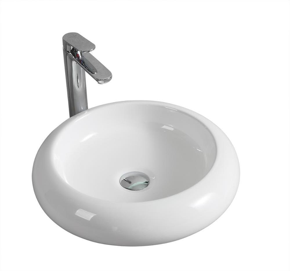 Sinks Black Wash Hand Basin  Sink Over Toilet Bathroom Small Round Marble Countertop Sinks Round Ceramic Washbasin