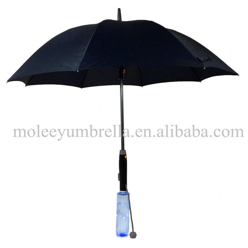 Outdoor Mist Cooling Fan Umbrella With Fan And Water Spray Function