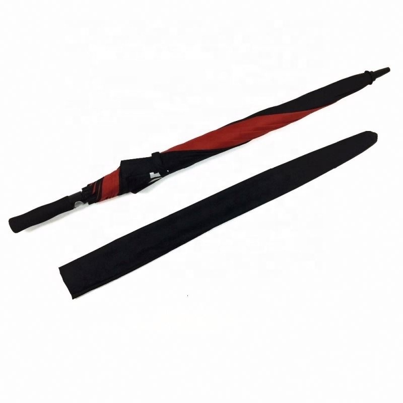 The New Germany Luxury Twin Canopy Stormproof Straight Shaft Foam Handle Square Golf Umbrella