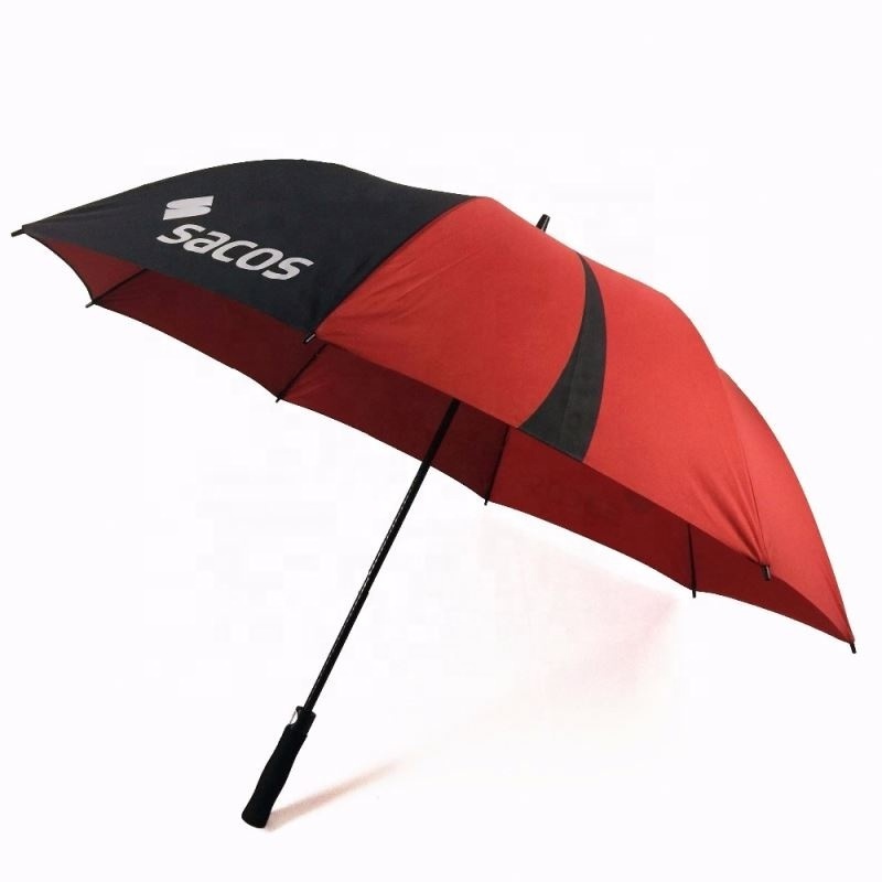 The New Germany Luxury Twin Canopy Stormproof Straight Shaft Foam Handle Square Golf Umbrella